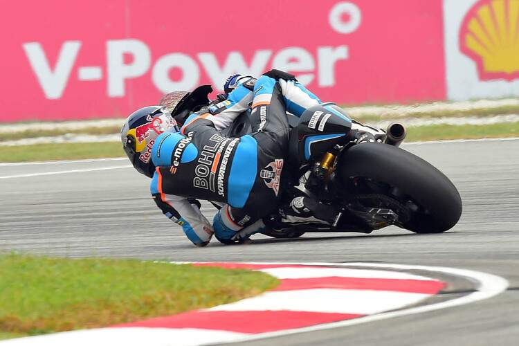 Florian Alt auf der Iodaracing-Suter beim GP von Malaysia: Einer der letzten Suter-Mohikaner