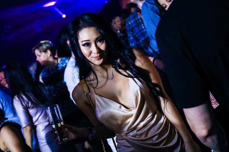 Augenschmaus: Die geladenen Gäste der Amber Lounge-Party zeigten sich von ihrer besten Seite