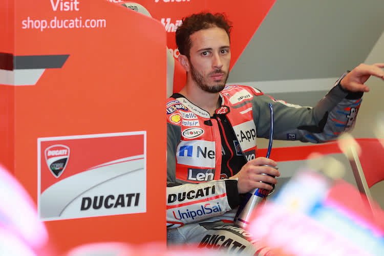 Andrea Dovizioso stürzte am Samstag