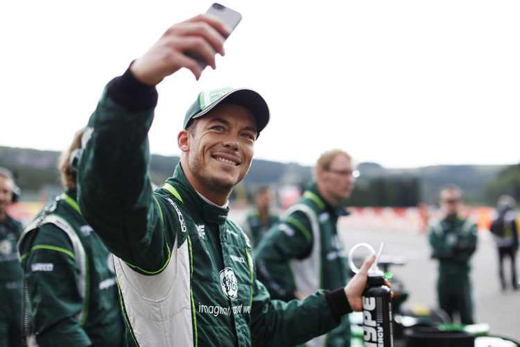 André Lotterer und Marcus Ericsson am Donnerstagmorgen in Belgien