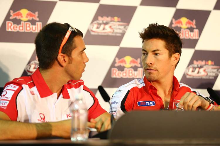 Kennen sich schon lange: Alex De Angelis (li.) und Nicky Hayden