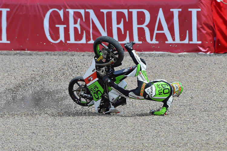 Niccolò Antonelli ist als Sturzkönig bekannt