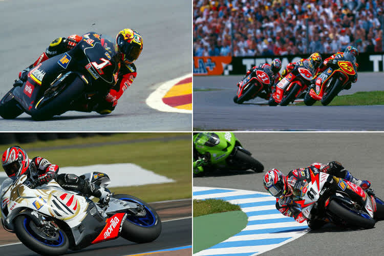 Bilder aus der ersten Aprilia-GP-Ära