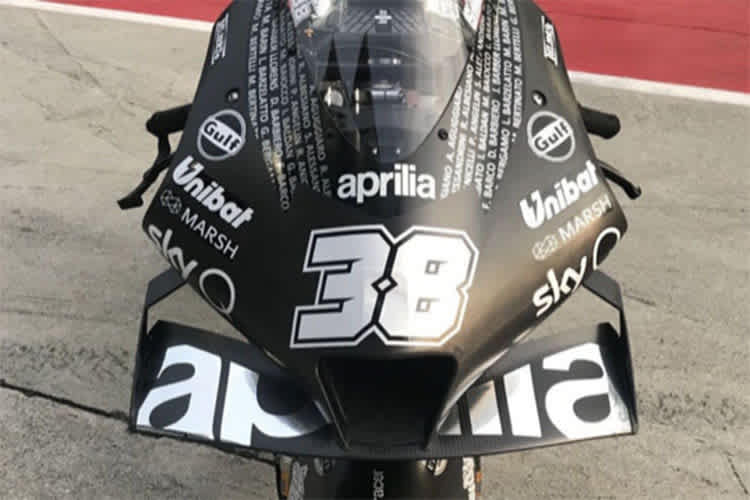 Der neue Riesenflügel an der Aprilia von Smith