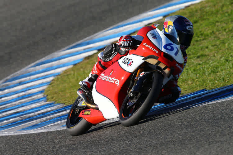 Arthur Sissis: Der erste Versuch auf Mahindra in Jerez