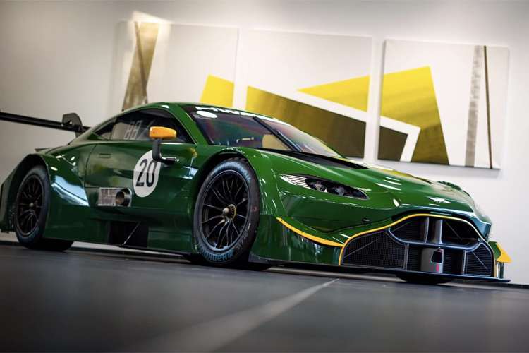 Der Aston Martin Vantage erlebte seinen ersten Testtag