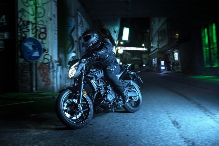 In der Schweiz nun definitiv als Prüfungsfahrzeug zulässig: Yamaha MT-03
