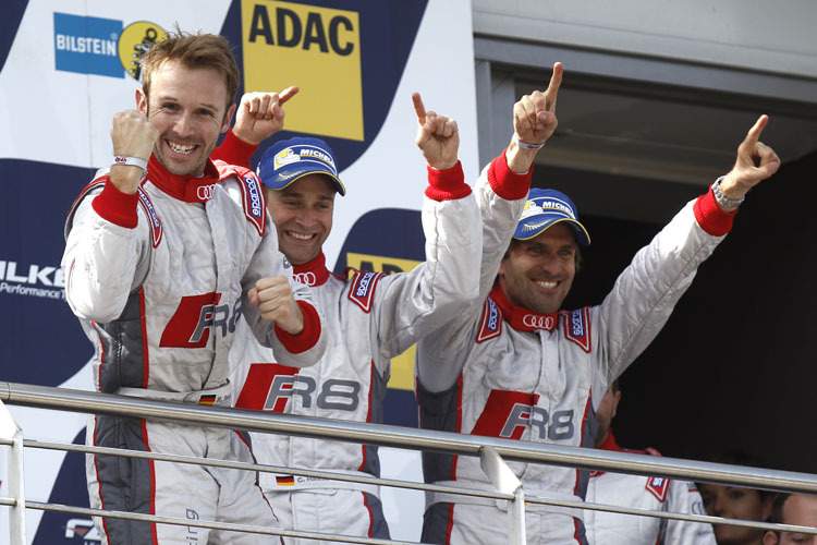 Rast, Haase und Winkelhock jubeln für 24-Stunden-Sieg