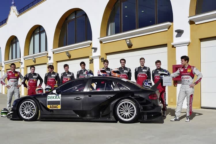 Der Nachwuchs mit Timo Scheider und Adrien Tambay