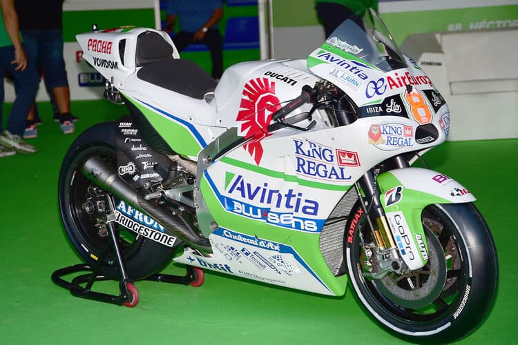 Die Ducati erstmals im Avintia-Design für Héctor Barbera