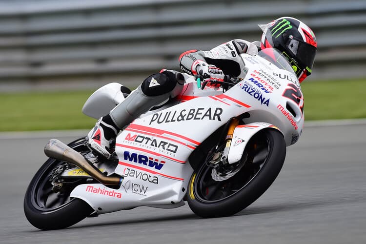 Francesco Bagnaia auf der Mahindra des Aspar-Teams