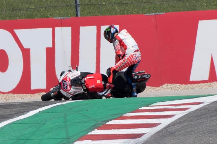 Sturz im Qualifying: Pecco Bagnaia