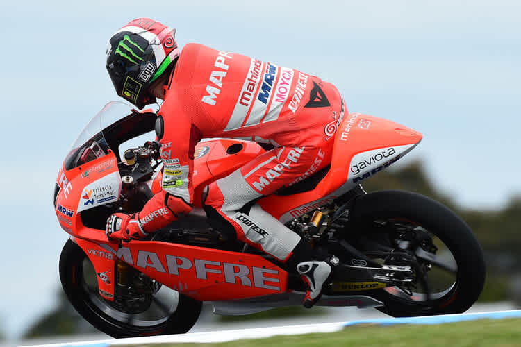 Francesco Bagnaia beim GP von Australien 2015