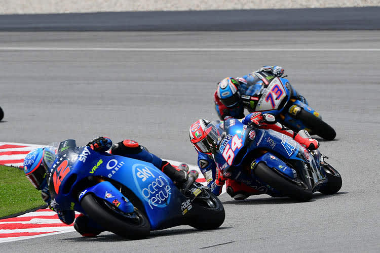 Rennen in Sepang: Bagnaia vor Pasini und Alex Márquez