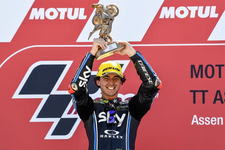 Francesco Bagnaia feierte in Assen seinen vierten Saisonsieg