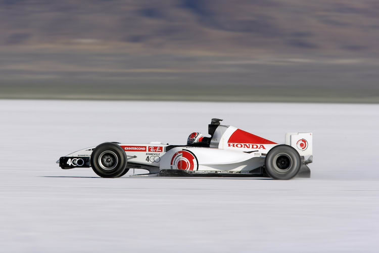 Alan van der Merwe auf Rekordfahrt