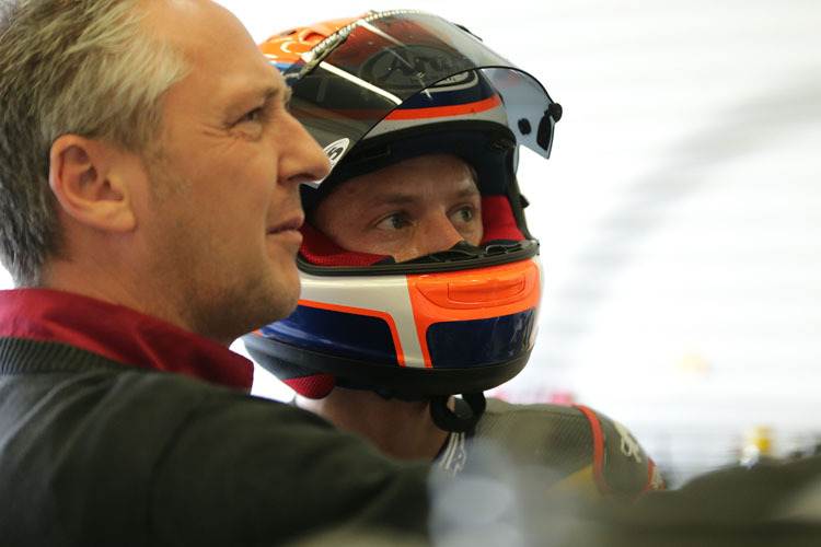 MarcVDS-Teamchef Michael Bartholemy und Neuzugang Tito Rabat