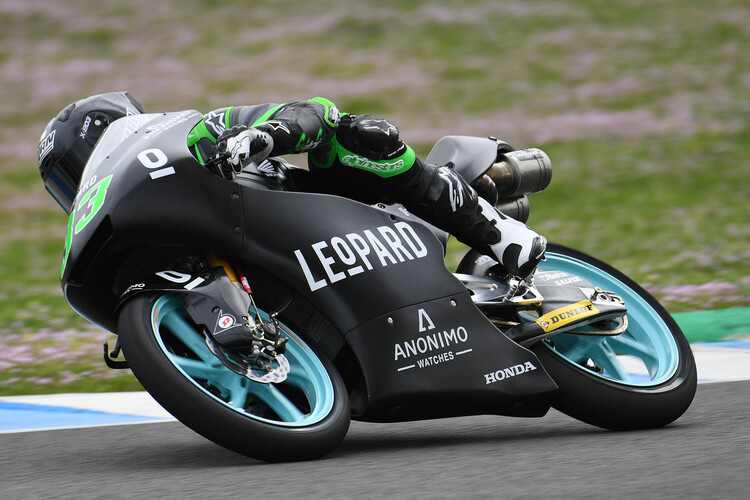 Enea Bastianini auf der Honda des Leopard-Teams