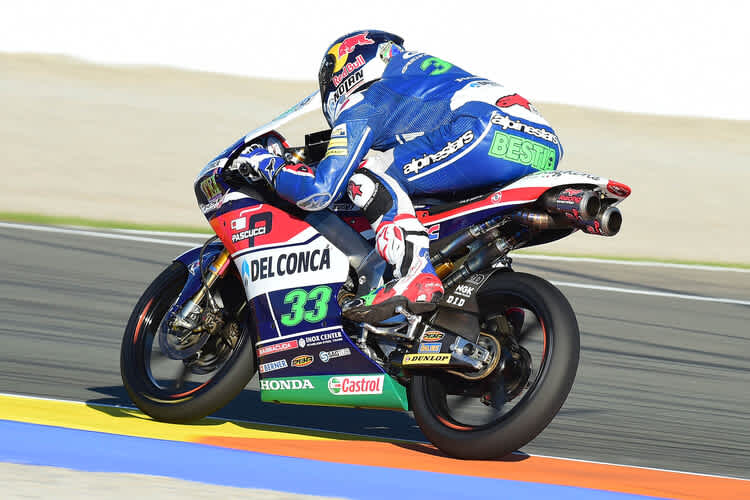 Enea Bastianini in Valencia