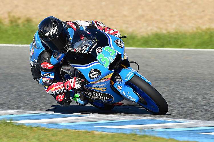 Enea Bastianini auf der Honda des Teams Estrella Galicia 0,0