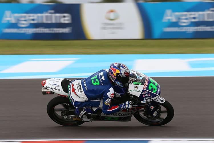 Enea Bastianini auf der Honda des Gresini-Teams