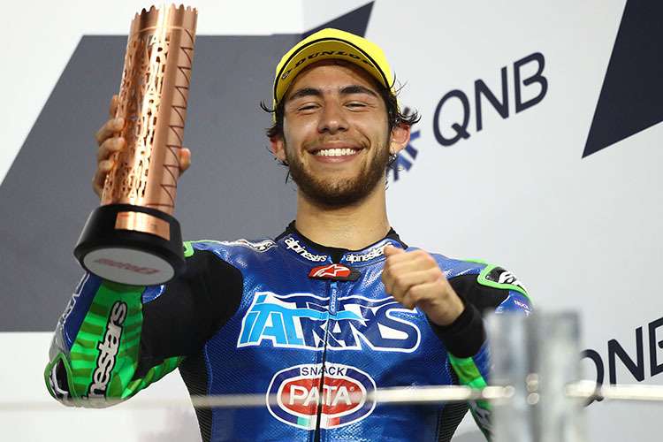 Feierte ausgelassen: Enea Bastianini 