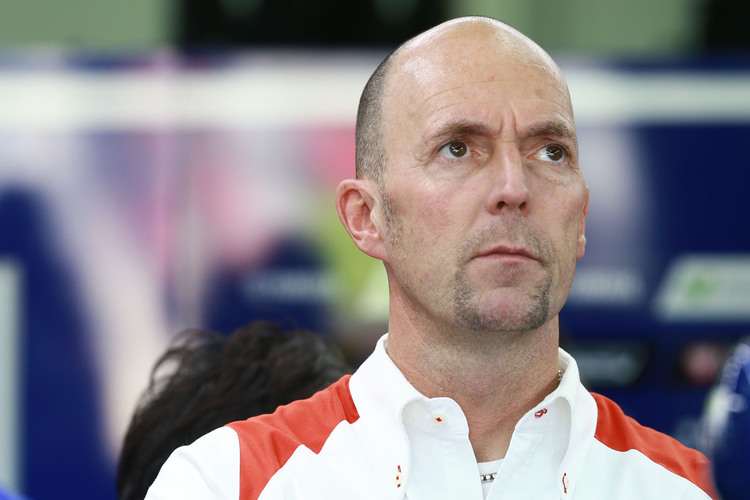 Pit Baumgartner beim Abschiedsrennen in Valencia 2015