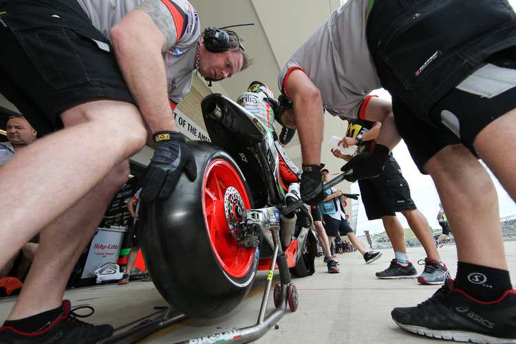 Bautista auf dem Circuit of the Americas (COTA): Hier wäre die Boxengasse breit genug