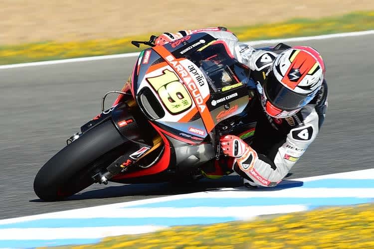 Alvaró Bautista mit der Aprilia RS-GP 