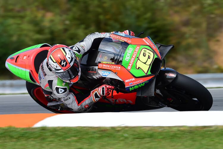 Alvaró Bautista im Training zum Brünn-GP