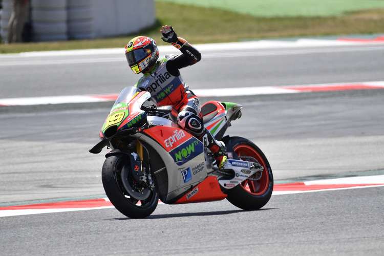 Alvaró Bautista: Jubel aus der Auslaufrunde nach Platz 8