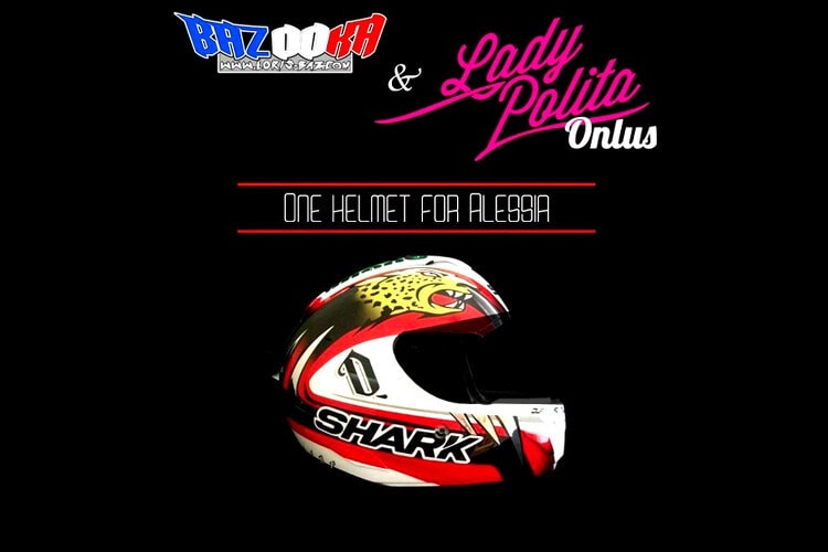 Loris Baz versteigert einen seiner Helme für die «Alessia Polita Foundation»