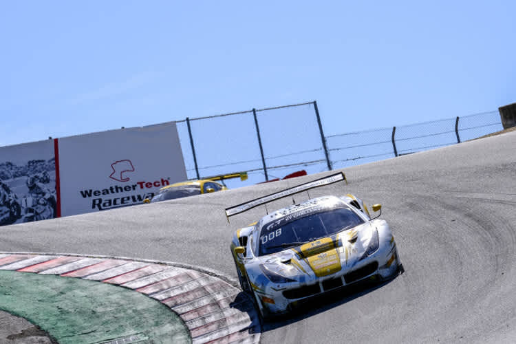 Sieg in Laguna Seca für den Ferrari 488 GT3 von HubAuto Corsa