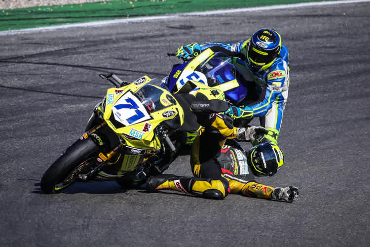 Christoph Beinlichs ungeplanter Bodenkontakt