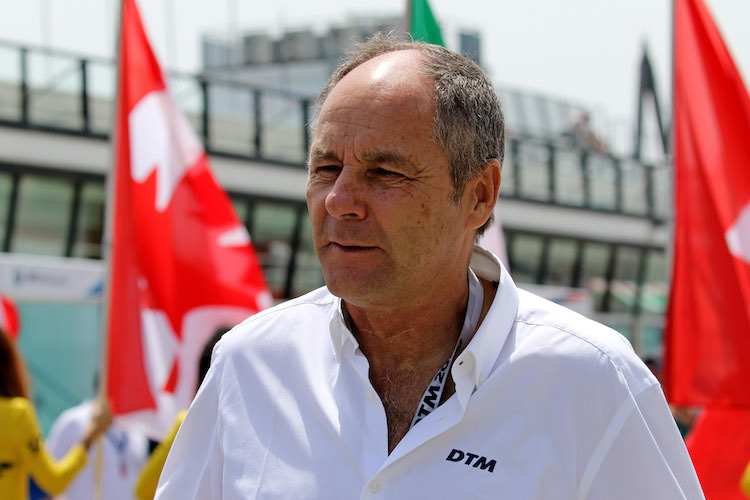 Maurizio Leschiutta mit Gerhard Berger zu Ferrari-Zeiten