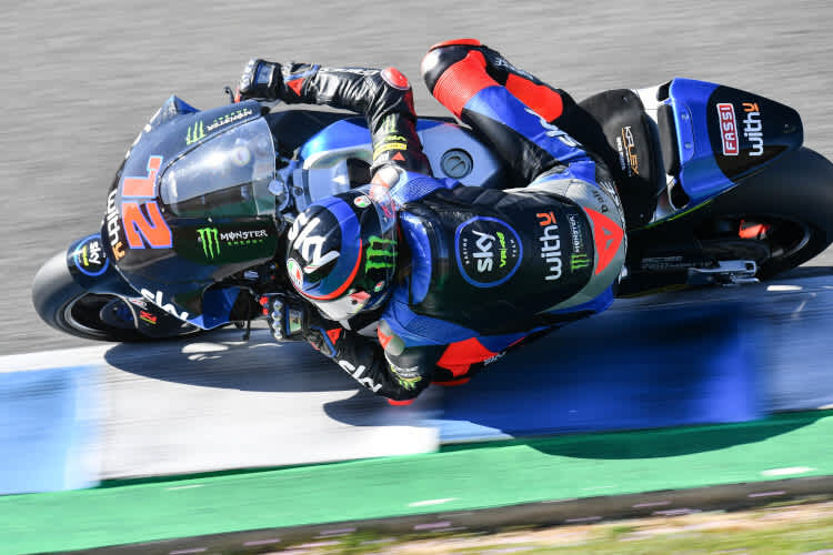 Marco Bezzecchi überzeugte beim ersten Moto2-IRTA-Test