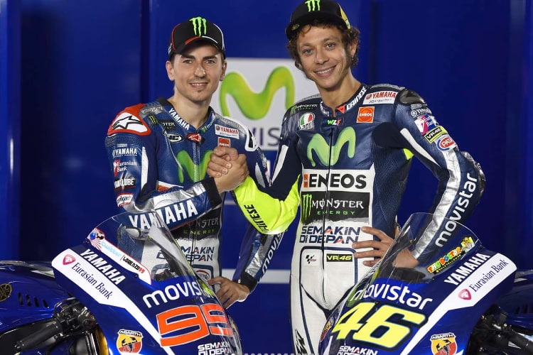 Jorge Lorenzo und Valentino Rossi: 2015 gemeinsam gegen Márquez