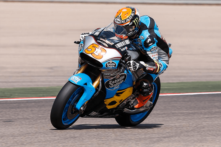 Moto2-Weltmeister Tito Rabat schwang sich beim Aragón-Test erstmals auf die MotoGP-Honda