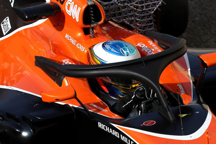 Fernando Alonso mit neuem Halo