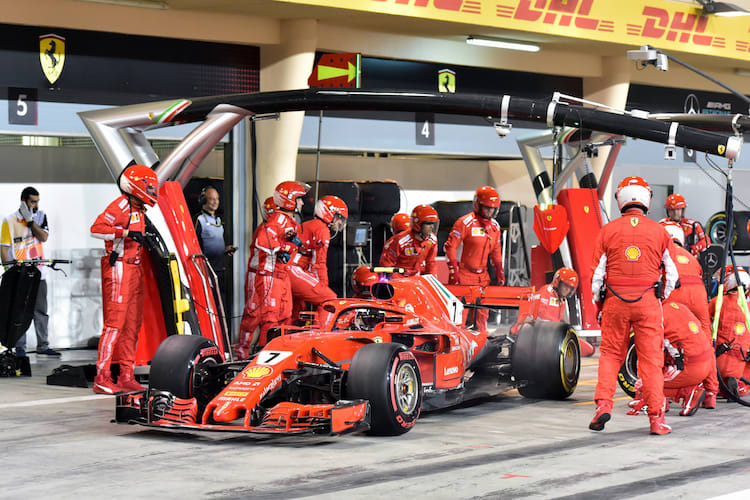 Der verpatzte Stopp von Ferrari in Bahrain