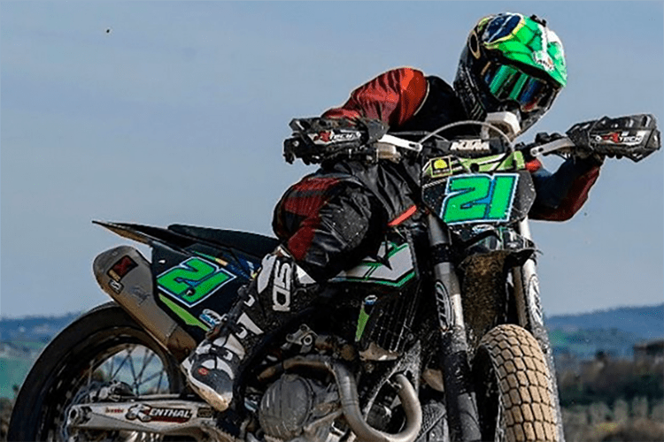 Franco Morbidelli trainiert auf Valentino Rossis Ranch