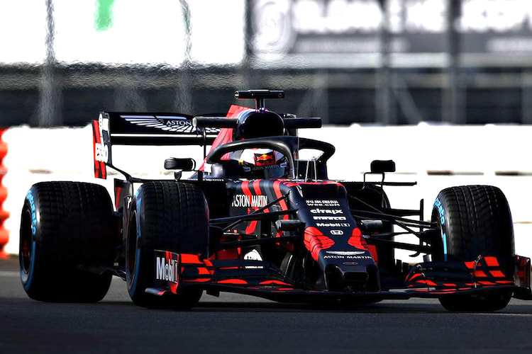 Max Verstappen fuhr beim ersten Funktionstest