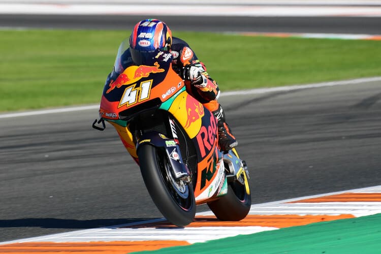 Brad Binder auf dem Circuit Ricardo Tormo