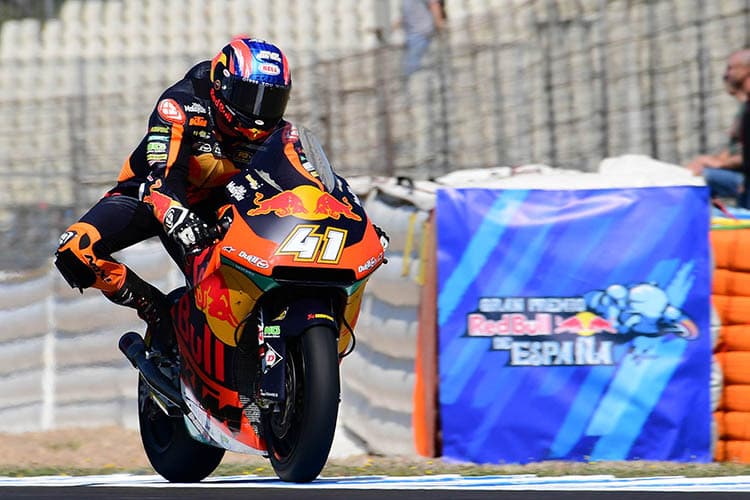 Brad Binder in Jerez