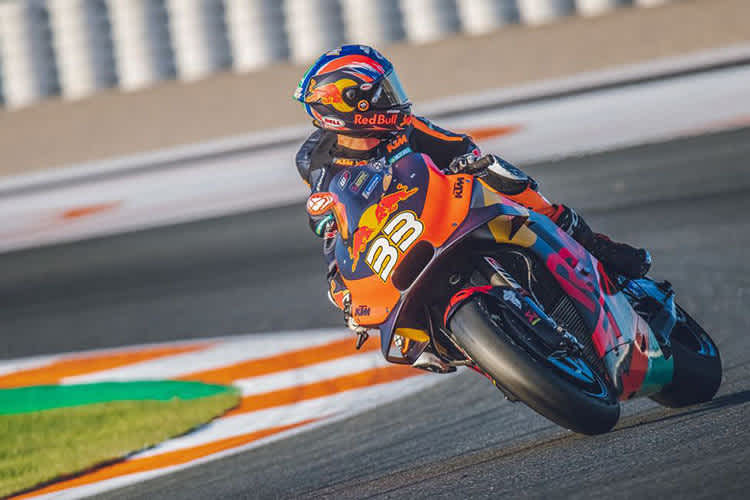 MotoGP-Rookie Brad Binder in Valencia