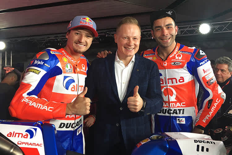 Mitja Borkert mit Miller und Petrucci