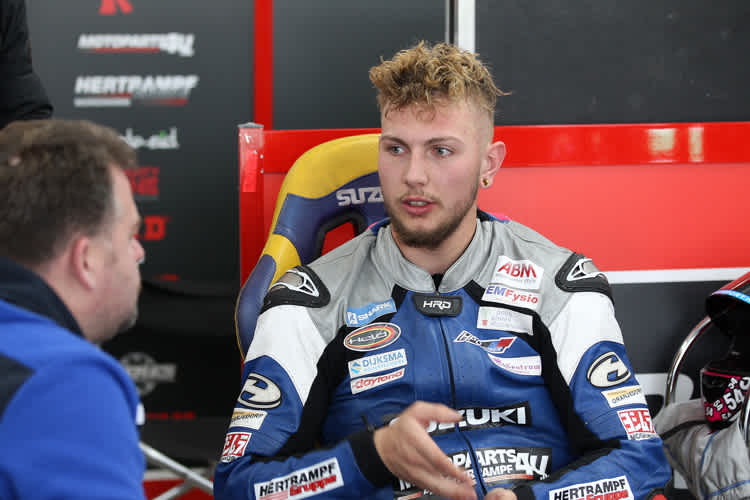 Bobby Bos (re.) mit Denis Hertrampf