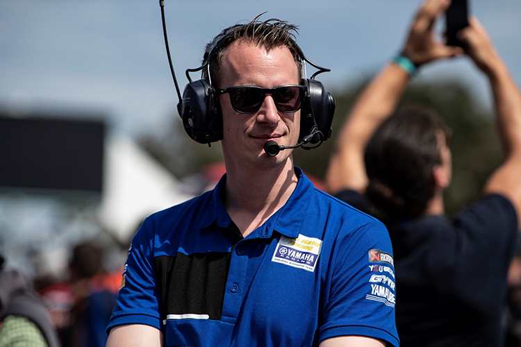 Honda-Teammanager Kervin Bos (re.)
