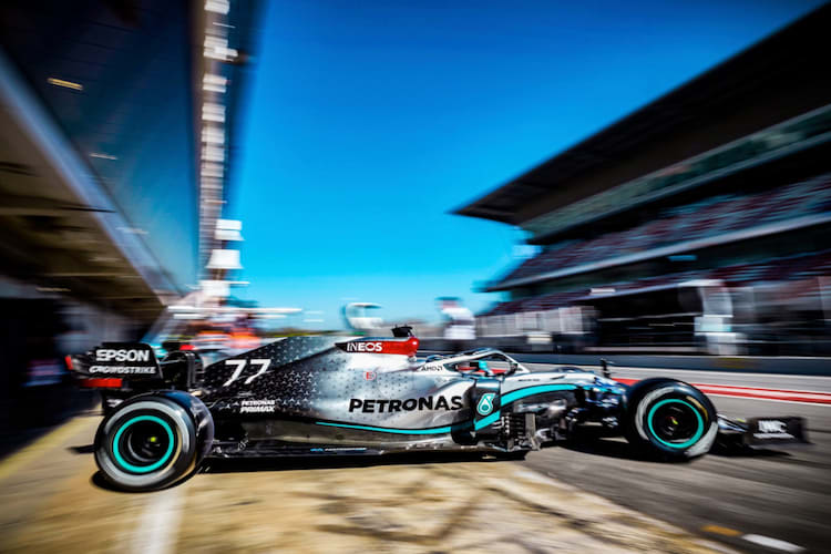 Bottas geht in Spanien auf eine weitere Runde