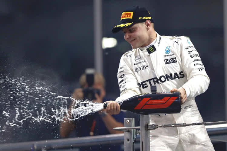 Valtteri Bottas mit seinem Monaco-Design